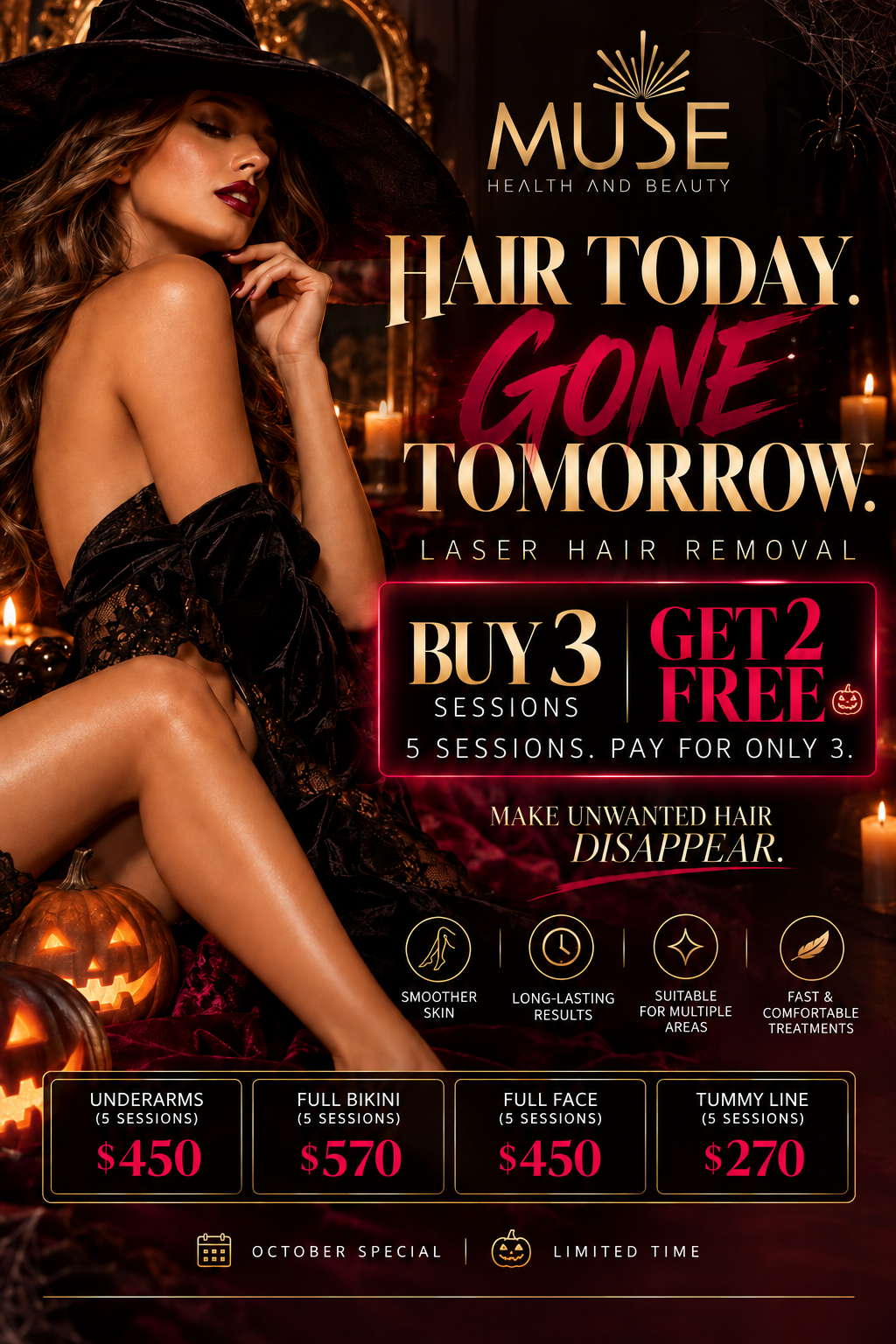 Muse Halloween Laser Hair Removal
